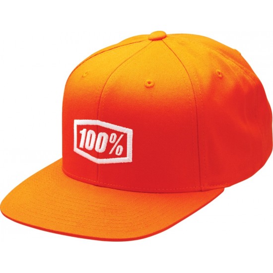 Boné 100% Icon Snapback Orange