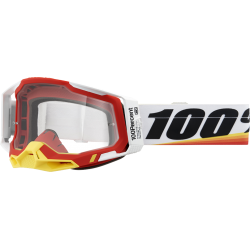 Oculos 100% Racecraft 2 Arsham Red / White / Yellow