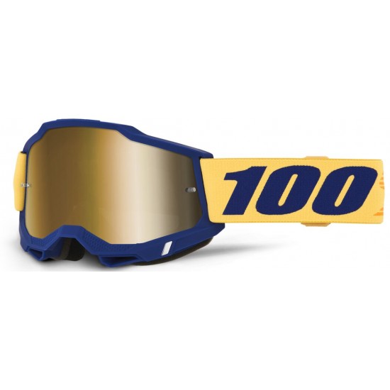 Oculos 100% Accuri 2 Desoto Dark Blue / Yellow