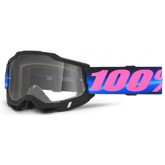 Oculos 100% Accuri 2 Superdome Black / Blue / Fluo Pink