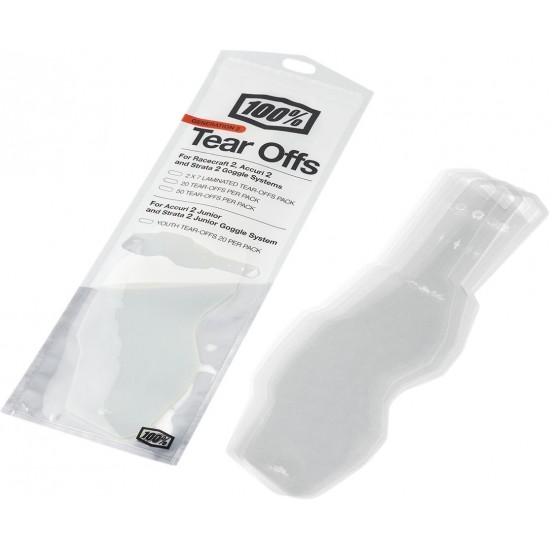 Tear-offs 100% Criança 20 Unidades Accuri 2 / Strata 2