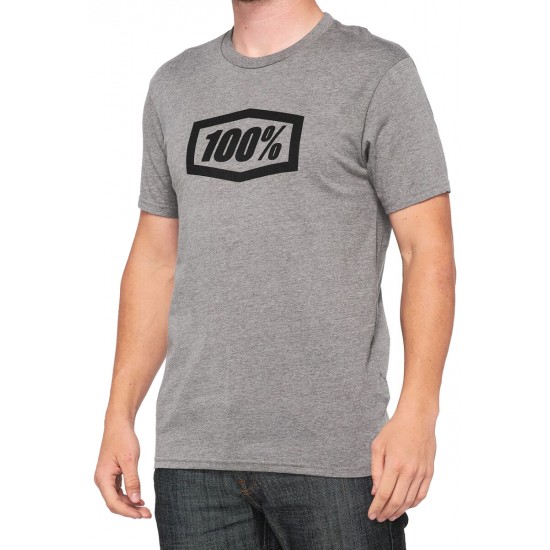 T-Shirt 100% Icon Heather Gray