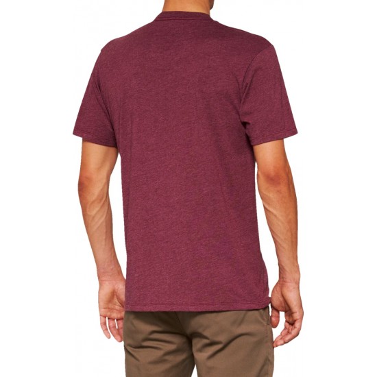 T-Shirt 100% Icon Maroon