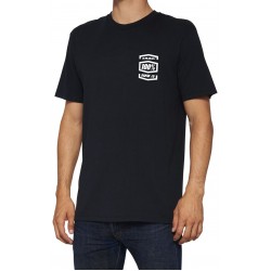 T-Shirt 100% Crop Black
