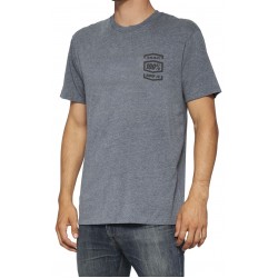 T-Shirt 100% Crop Heather Gray