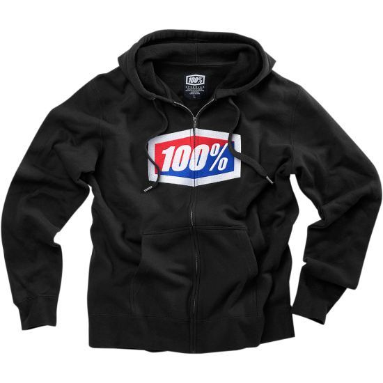 Casaco / Hoodie 100% Fleece Zip Official Black Casaco / Hoodie 100% Fleece Zip Official Black