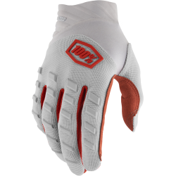 Luvas 100% Airmatic Silver / Orange