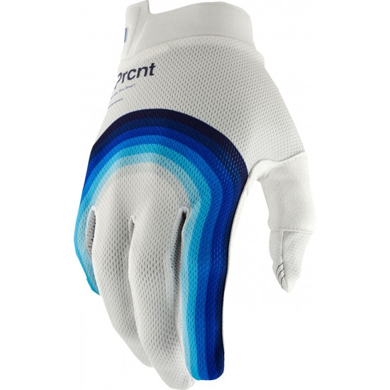 Luvas 100% Itrack Rewind White / Blue