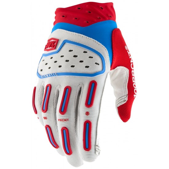 Luvas 100% Airmatic 2 Red / White / Blue