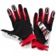 Luvas 100% Ridefit White / Red