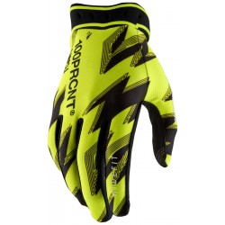 Luvas 100% Ridefit Fluo Yellow / Black