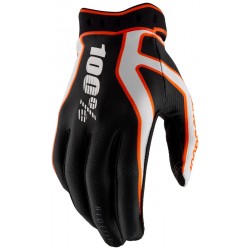 Luvas 100% Ridefit White / Red / Black