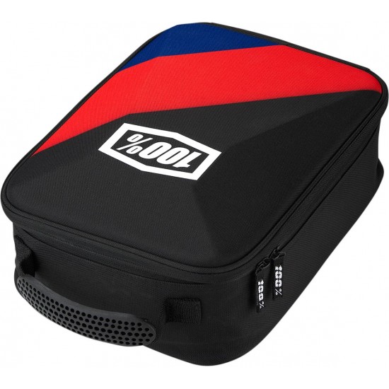 Bolsa De Óculos 100% Cornerstone Black / Red Bolsa De Óculos 100% Cornerstone Black / Red
