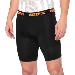 Calções Interiores BTT 100% Crux Liner Black