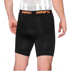 Calções Interiores BTT 100% Crux Liner Black