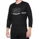 Camisola BTT 100% Airmatic Manga 3/4 Black