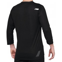 Camisola BTT 100% Airmatic Manga 3/4 Black