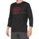 Camisola BTT 100% Airmatic Manga 3/4 Black / Red