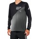 Camisola BTT 100% R-Core X Manga Comprida Black / Gray