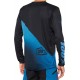 Camisola BTT 100% R-Core X Manga Comprida Black / Blue
