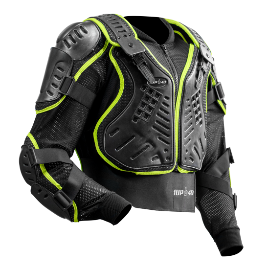 Colete Integral Ims Power Black / Neon