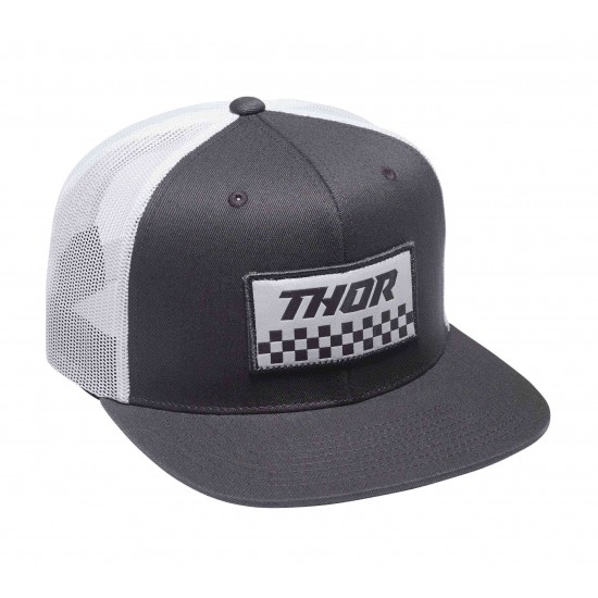 Boné Thor Checkers Snapback Gray/white