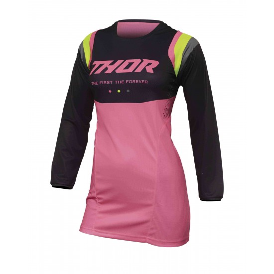 Camisola Mulher Thor Pulse Ver Vharcoal / Flo Pink