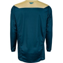 Camisola Fly Racing Kinetic Reload Ivory / Navy / Cobalt