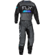 Calças Fly Racing Kinetic Reload Charcoal / Black / Blue Iridium