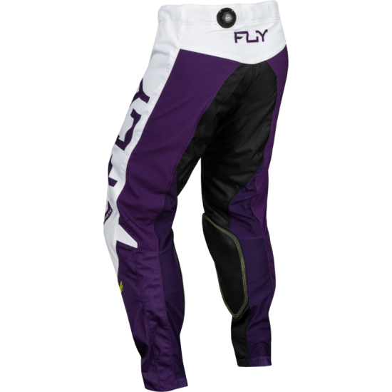Calças Fly Racing Kinetic Reload Deep Purple / White / Hi Vis