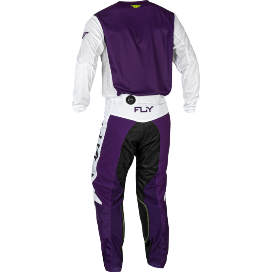Calças Fly Racing Kinetic Reload Deep Purple / White / Hi Vis