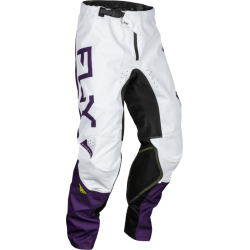 Calças Fly Racing Kinetic Reload Deep Purple / White / Hi Vis