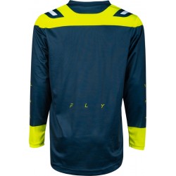 Camisola Fly Racing F16 Navy / Hi-Vis / White