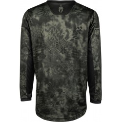 Camisola Fly Racing F16 Kryptek Moss Grey / Black
