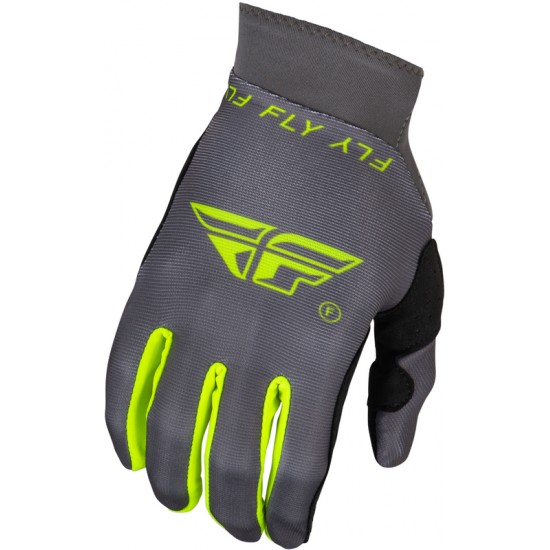 Luvas Fly Racing Pro Lite Charcoal / Hi-Vis