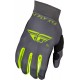 Luvas Fly Racing Pro Lite Charcoal / Hi-Vis