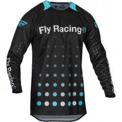 Camisola Fly Racing Evolution DST SE Strobe Black / Electric Blue