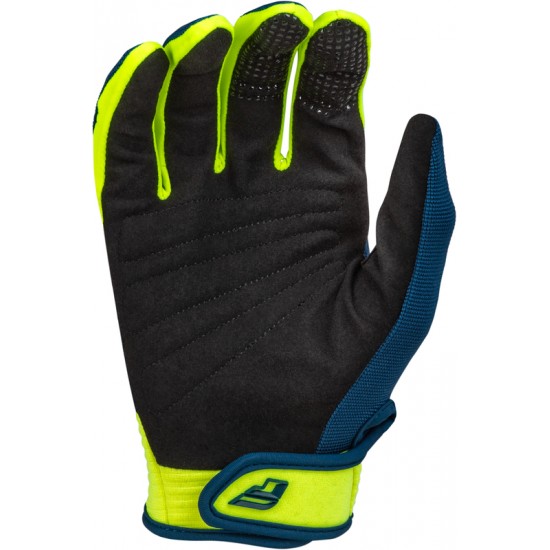 Luvas Fly Racing F16 Navy / Hi-Vis / White