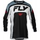 Camisola Fly Racing Lite Black / White / Denim Grey