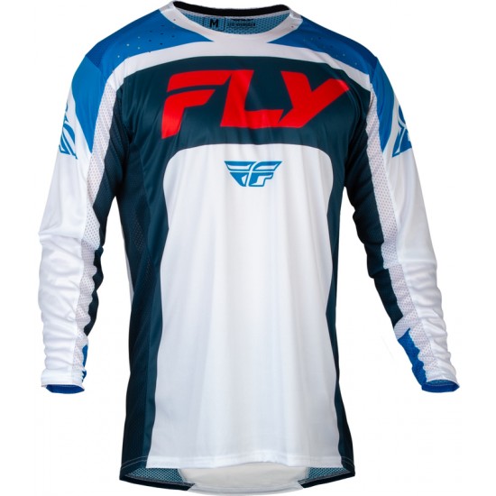 Camisola Fly Racing Lite Red / White / Navy Camisola Fly Racing Lite Red / White / Navy
