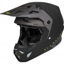 Capacete Fly Racing Formula CP Slant Matte Black / Grey / Hi Vis