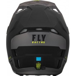 Capacete Fly Racing Formula CP Slant Matte Black / Grey / Hi Vis