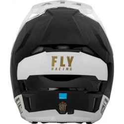 Capacete Fly Racing Formula CP Slant Black / White / Gold
