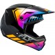 Capacete Fly Racing Kinetic Menace Black / Sunrise