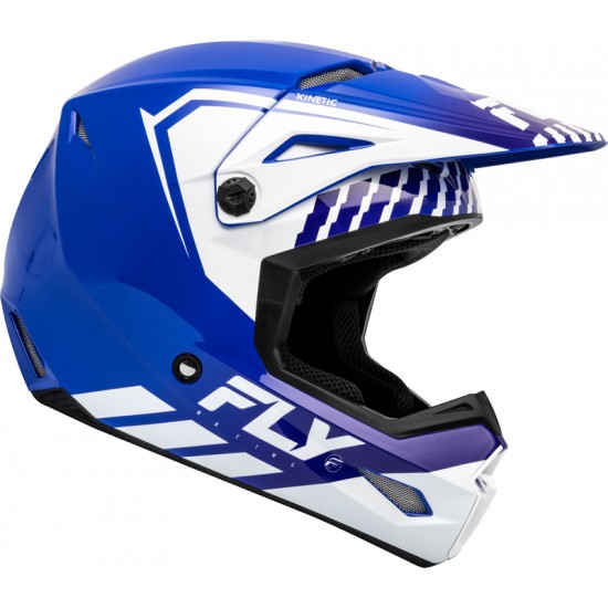 Capacete Fly Racing Kinetic Menace Blue / White