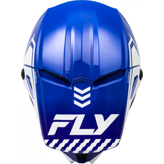 Capacete Fly Racing Kinetic Menace Blue / White