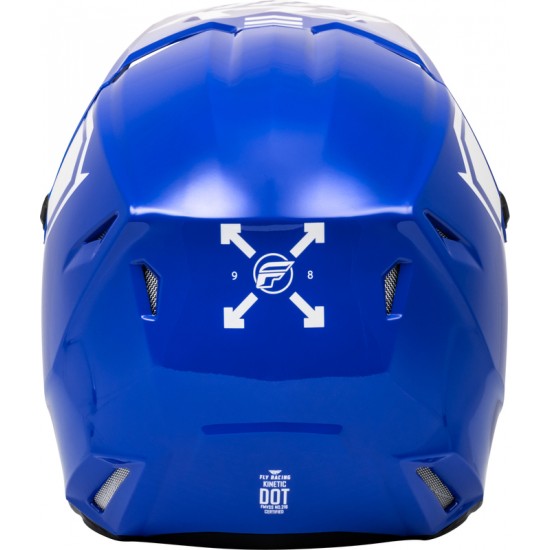 Capacete Fly Racing Kinetic Menace Blue / White