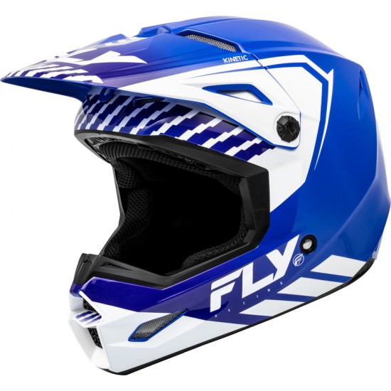 Capacete Fly Racing Kinetic Menace Blue / White