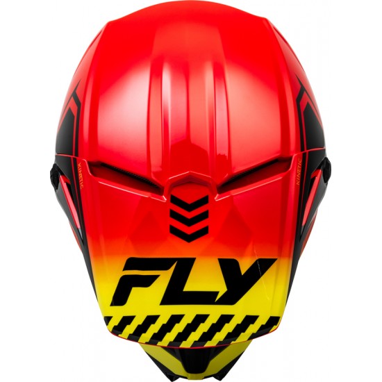 Capacete Fly Racing Kinetic Menace Matte Red / Black / Yellow