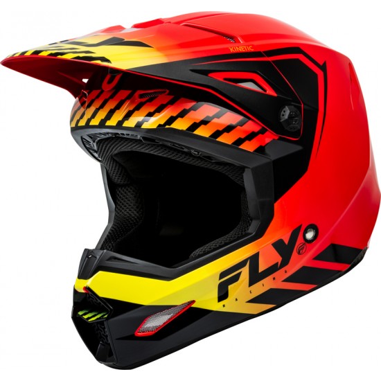 Capacete Fly Racing Kinetic Menace Matte Red / Black / Yellow